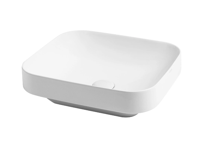 ELEGANCE SOFT - Countertop rectangular washbasin _ Azzurra Ceramica